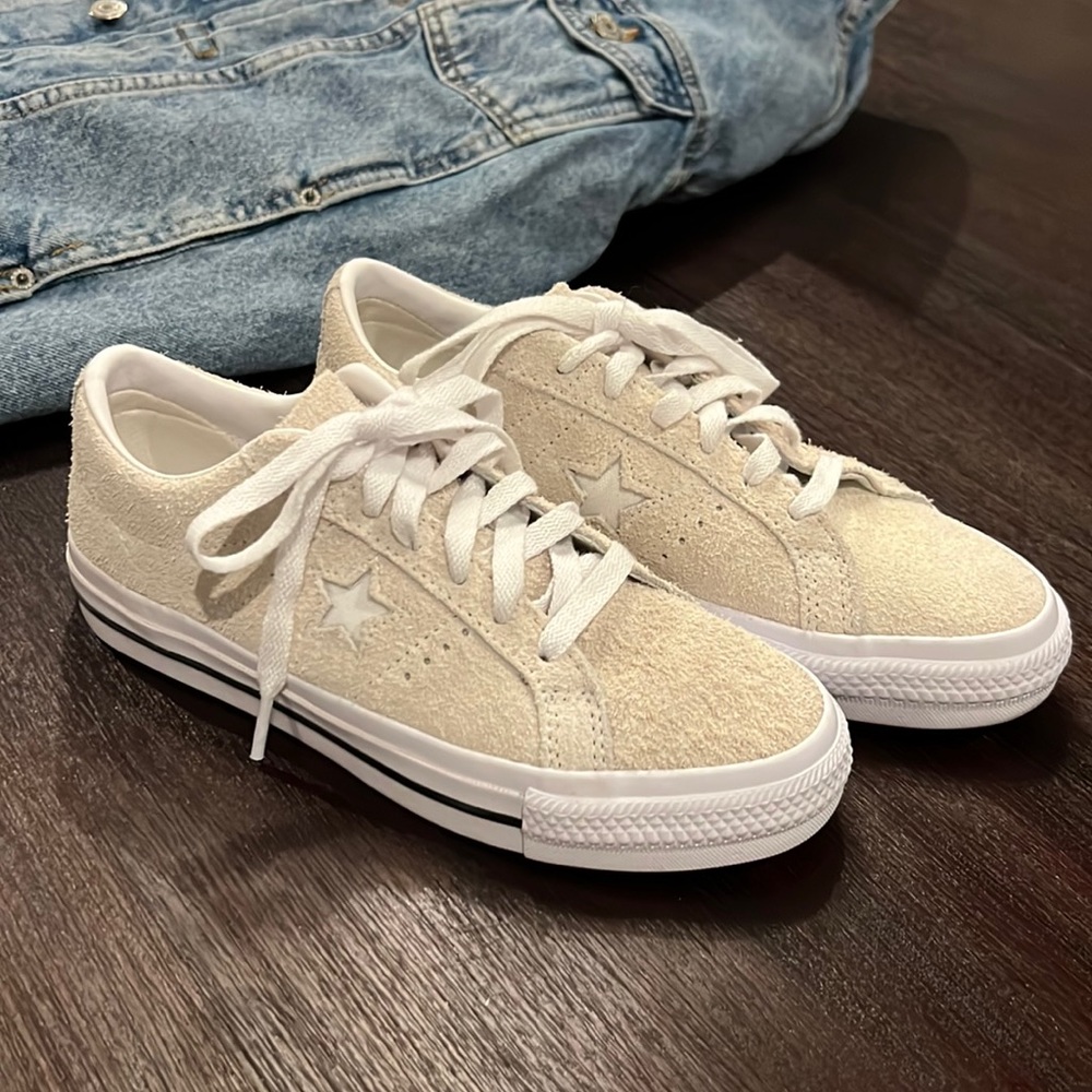 CONVERSE raw suede sneakers